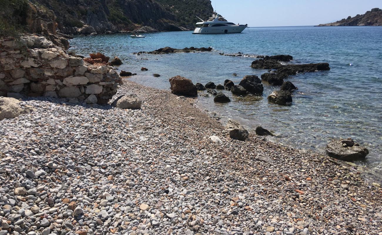 Romvi Beach'in fotoğrafı bej kum ve çakıl yüzey ile