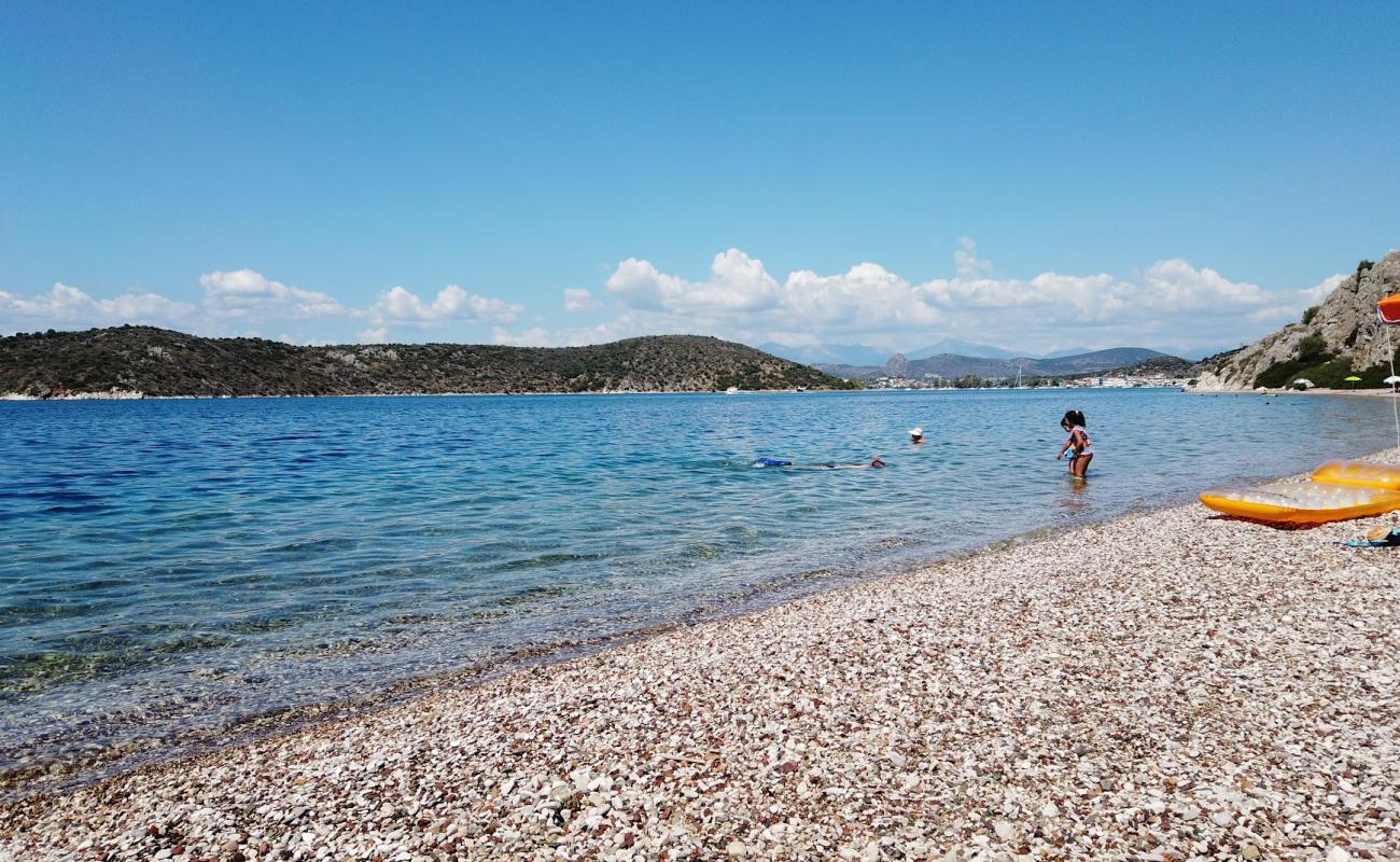 Kondyli beach'in fotoğrafı bej çakıl yüzey ile