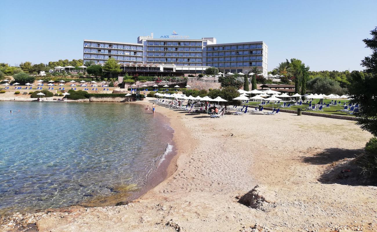 Hinitsa beach II'in fotoğrafı parlak kum yüzey ile