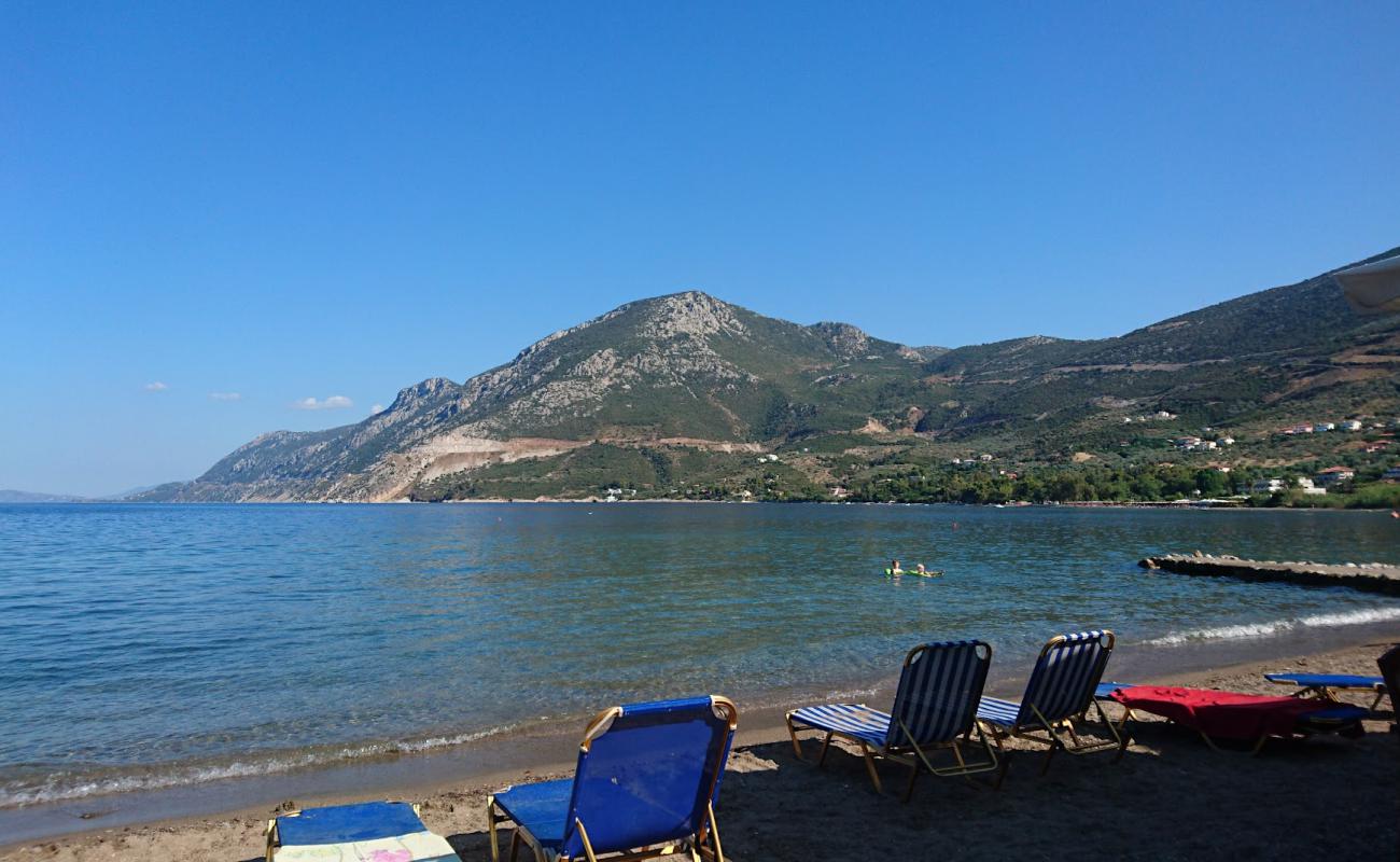 Yialasi beach II'in fotoğrafı bej kum ve çakıl yüzey ile