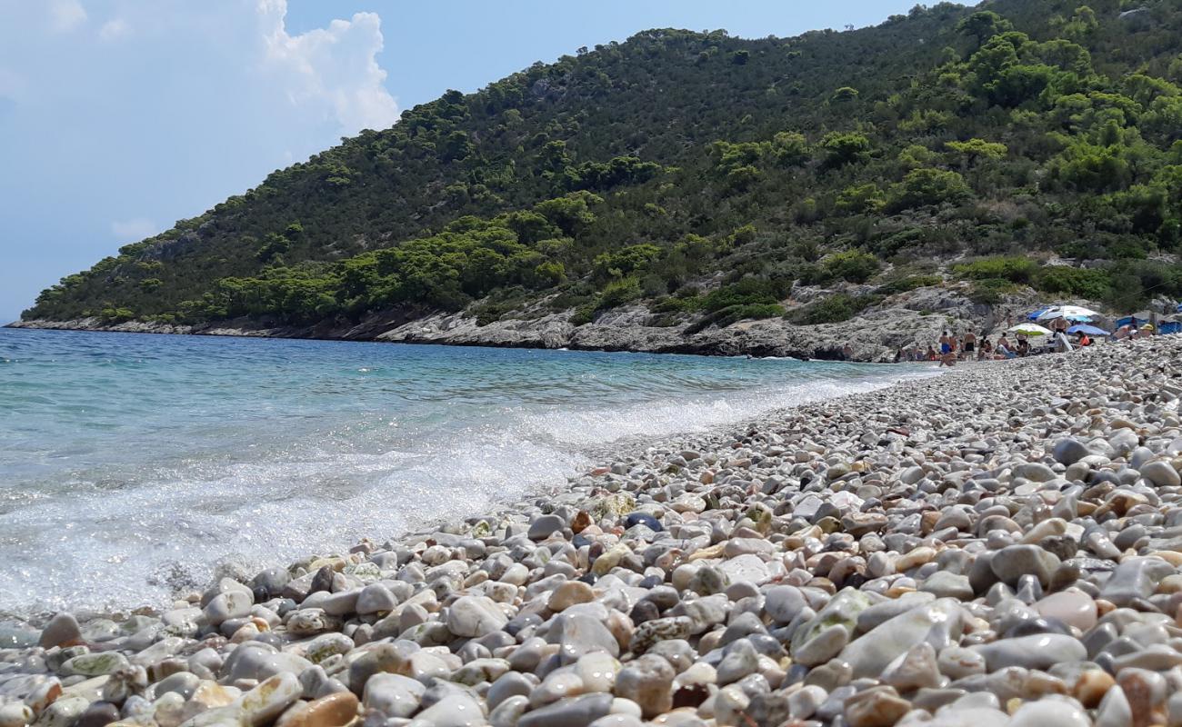 Almyris beach'in fotoğrafı hafif ince çakıl taş yüzey ile