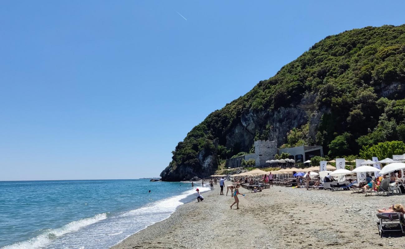 Panteleimon beach'in fotoğrafı gri kum ve çakıl yüzey ile