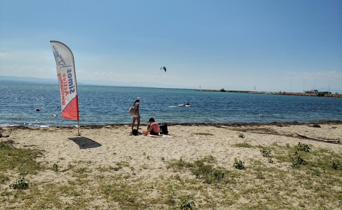 Caldera beach II'in fotoğrafı parlak kum yüzey ile