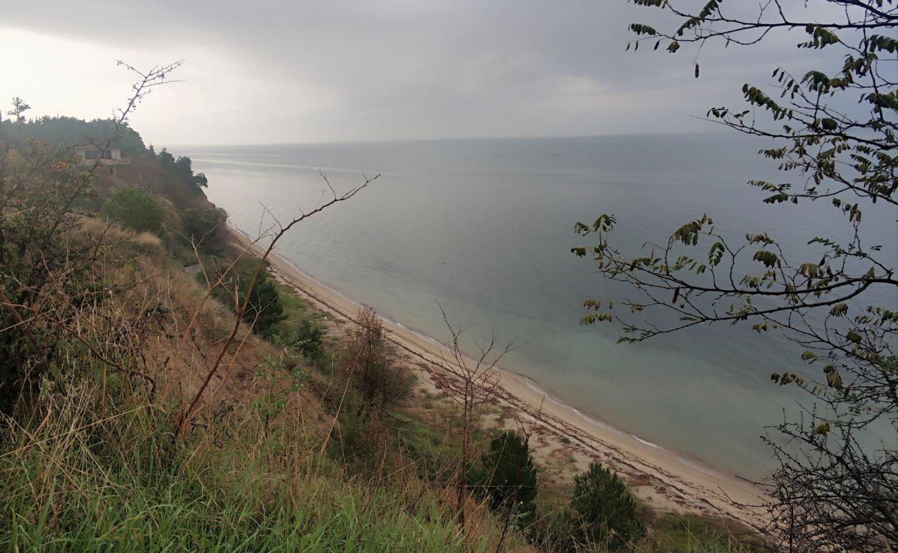 Kyma beach II'in fotoğrafı bej kum ve çakıl yüzey ile