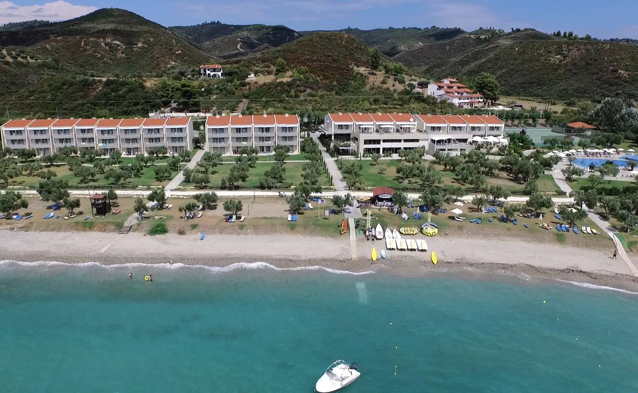 Anastasia beach'in fotoğrafı gri kum ve çakıllar yüzey ile
