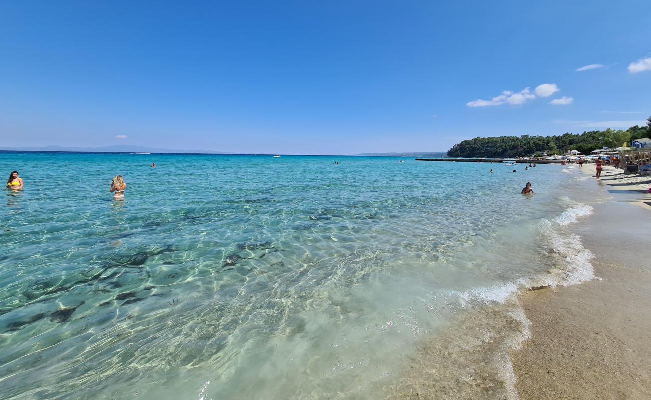 Kalithea beach'in fotoğrafı parlak kum yüzey ile