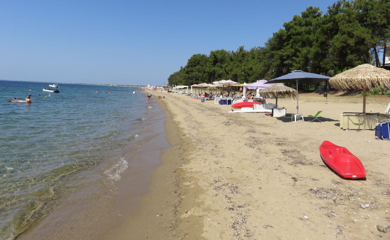 Kalives beach'in fotoğrafı parlak kum yüzey ile