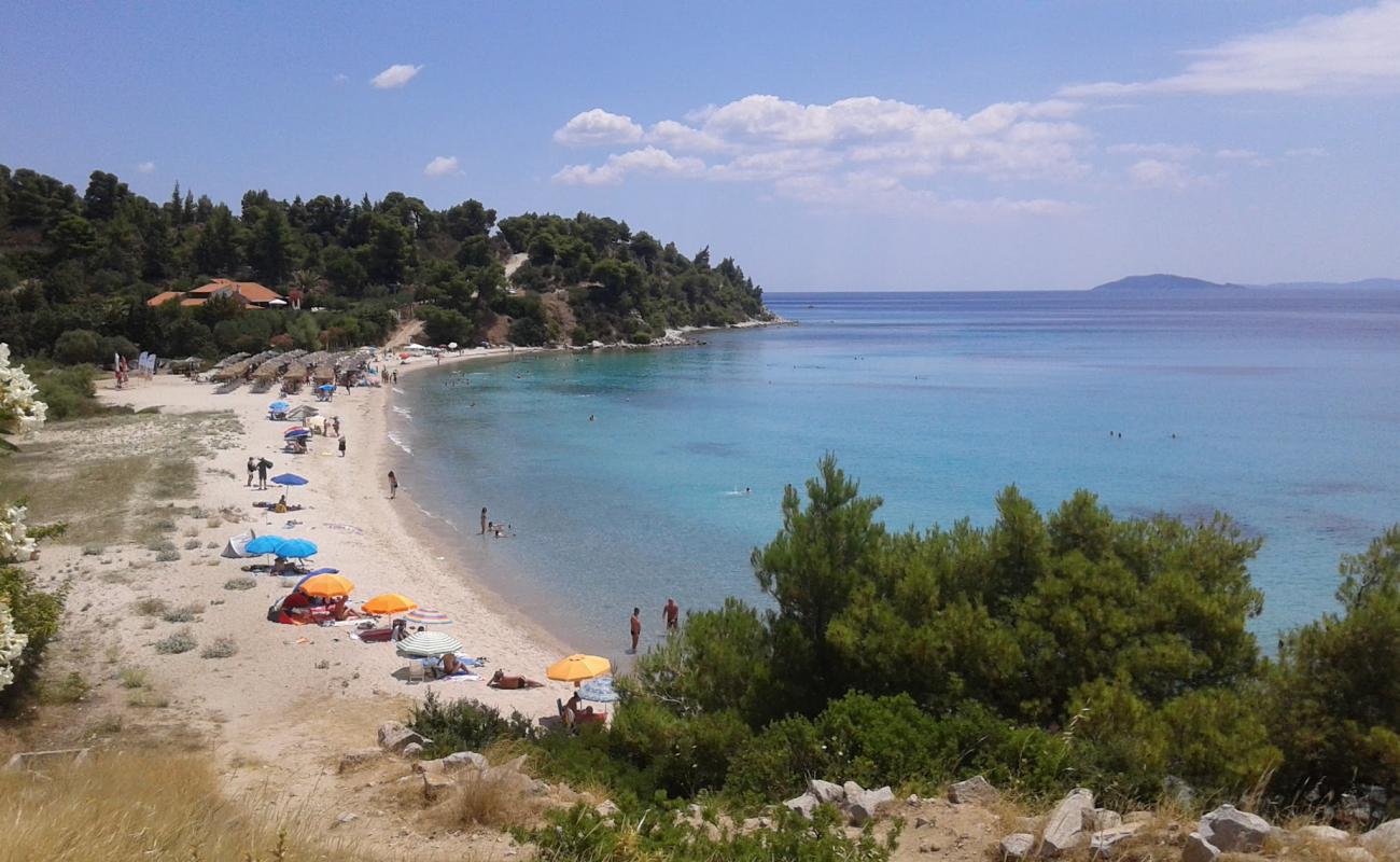 Metamorfossi beach'in fotoğrafı çakıl ile kum yüzey ile