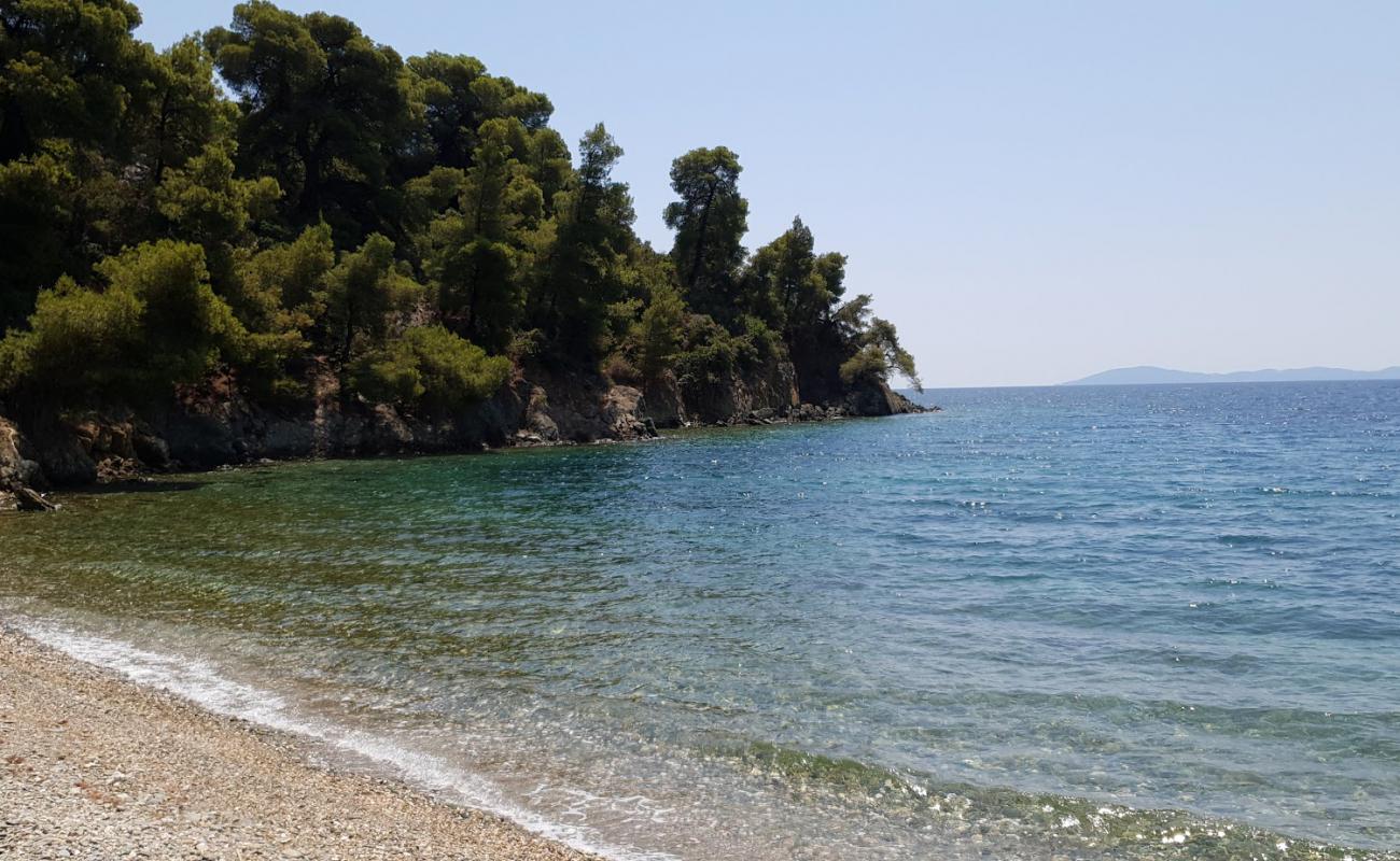 Agios Kyriaki beach III'in fotoğrafı hafif çakıl yüzey ile