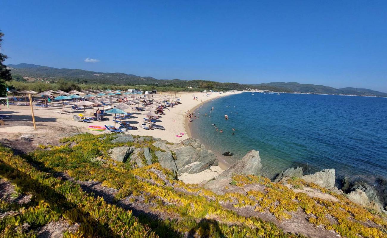 Tristinika beach'in fotoğrafı i̇nce bej kum yüzey ile