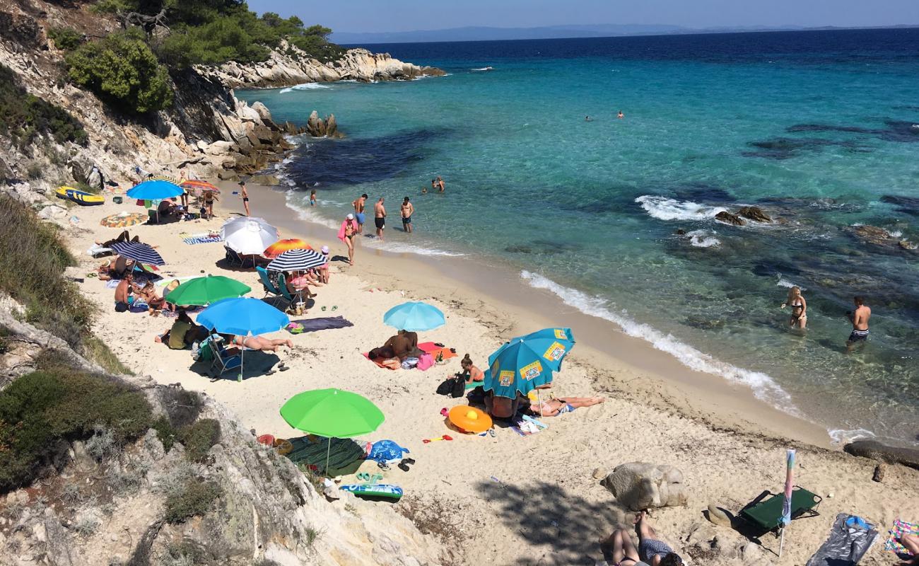 Mega Portokali Beach'in fotoğrafı i̇nce bej kum yüzey ile