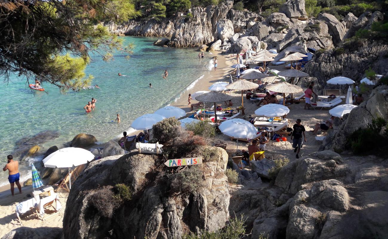 Portokali Beach'in fotoğrafı parlak ince kum yüzey ile