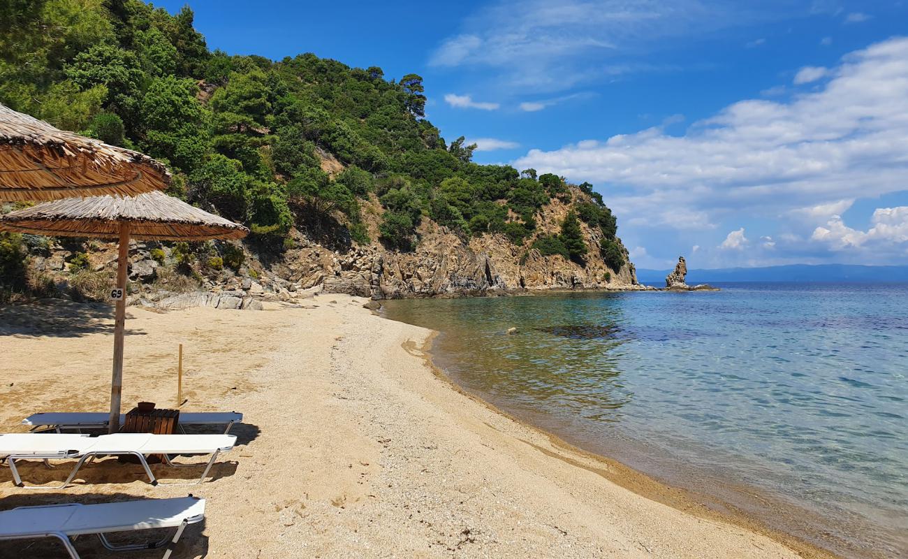 Banana beach'in fotoğrafı açık bej kum yüzey ile