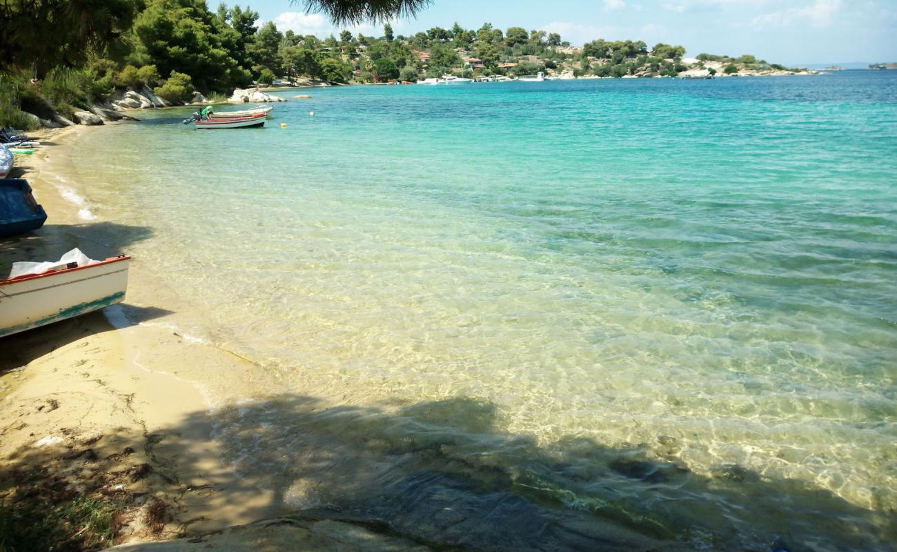 Tiamo beach'in fotoğrafı açık bej kum yüzey ile