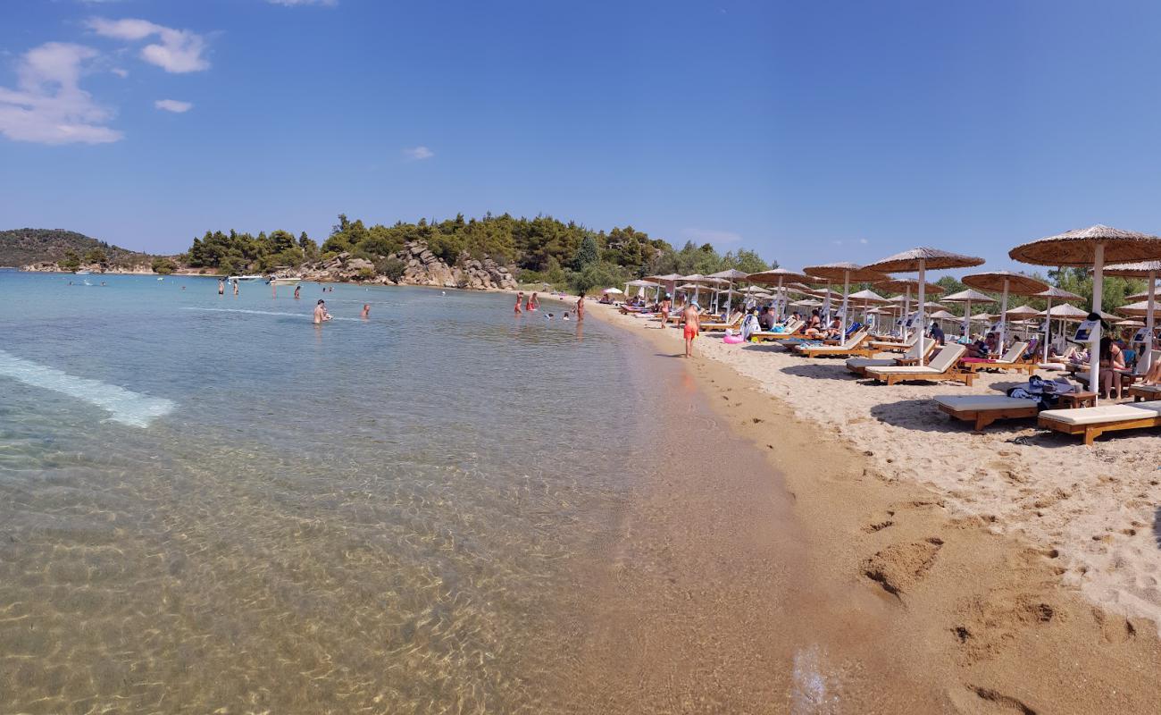 Lagonis beach III'in fotoğrafı i̇nce bej kum yüzey ile