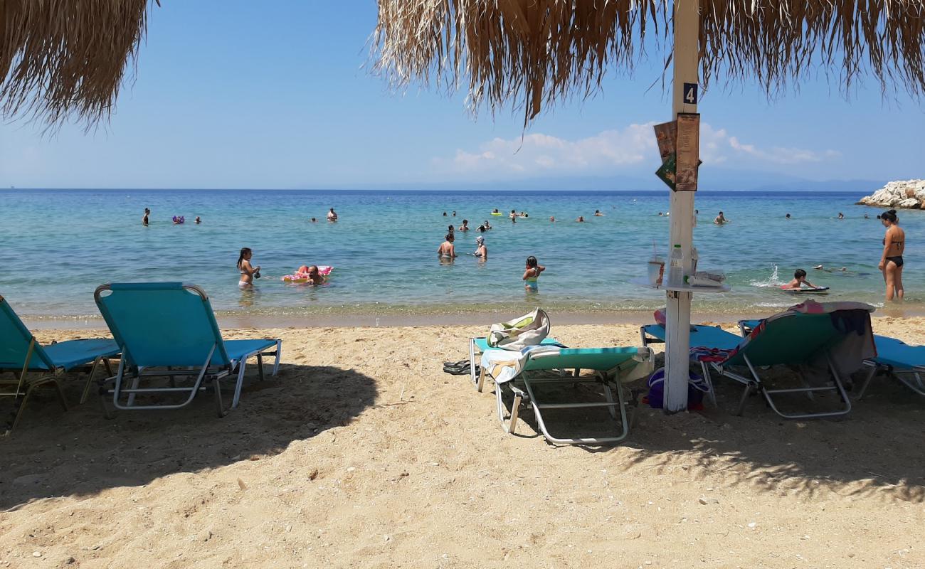 Napoleon beach'in fotoğrafı açık bej kum yüzey ile