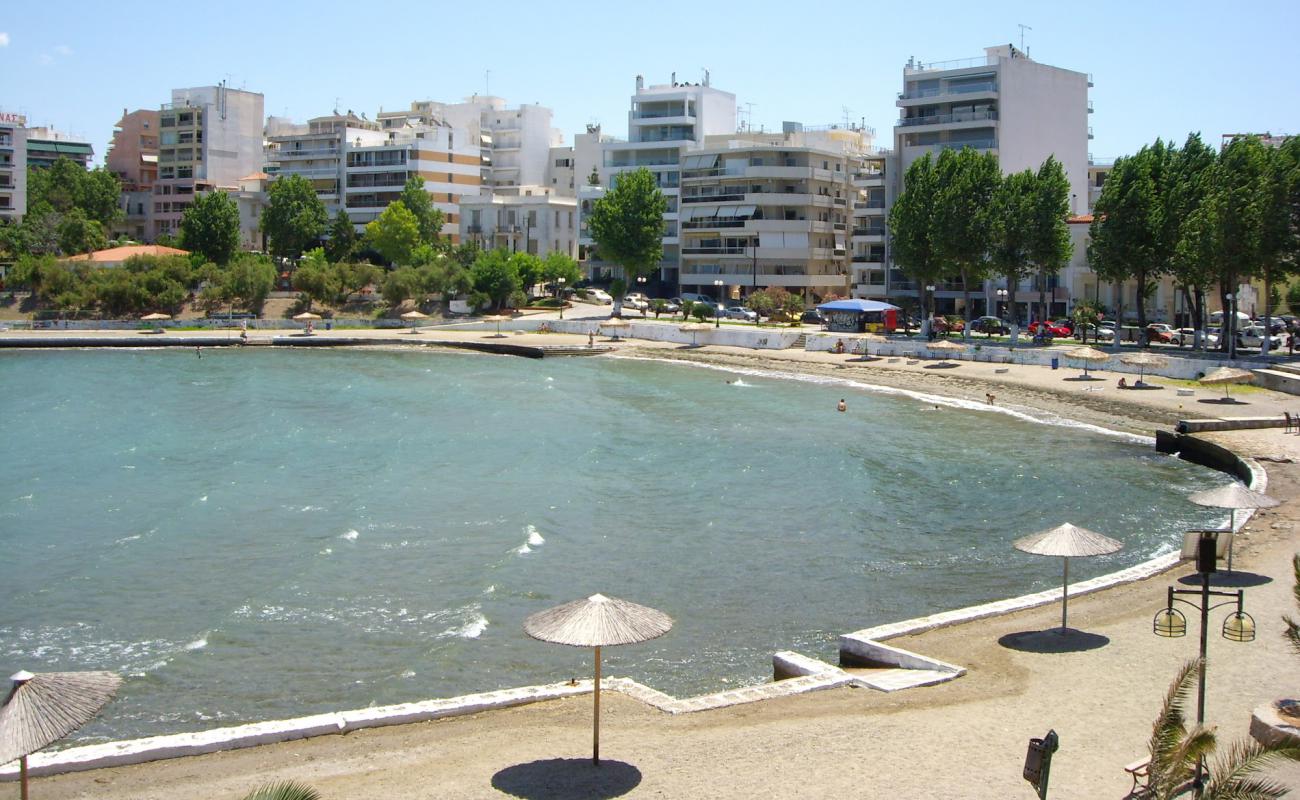 Souvala beach'in fotoğrafı gri kum ve çakıllar yüzey ile