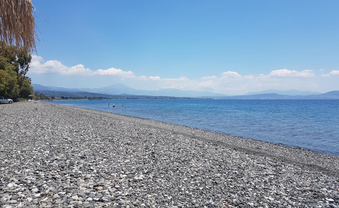 Politikon 2 beach'in fotoğrafı küçük gri çakıllar yüzey ile