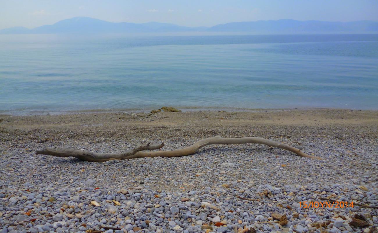 Dafnonta 2 beach'in fotoğrafı gri ince çakıl taş yüzey ile