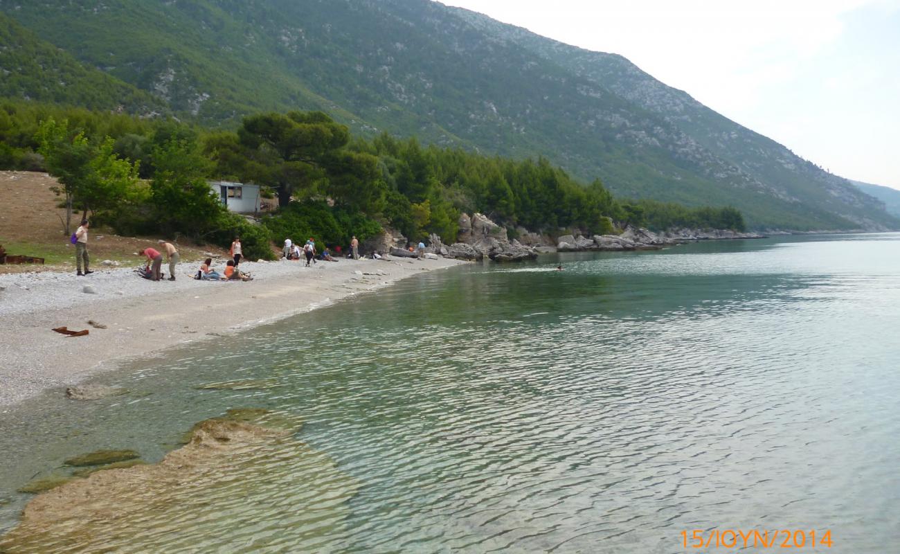 Dafnonta 3 beach'in fotoğrafı gri ince çakıl taş yüzey ile