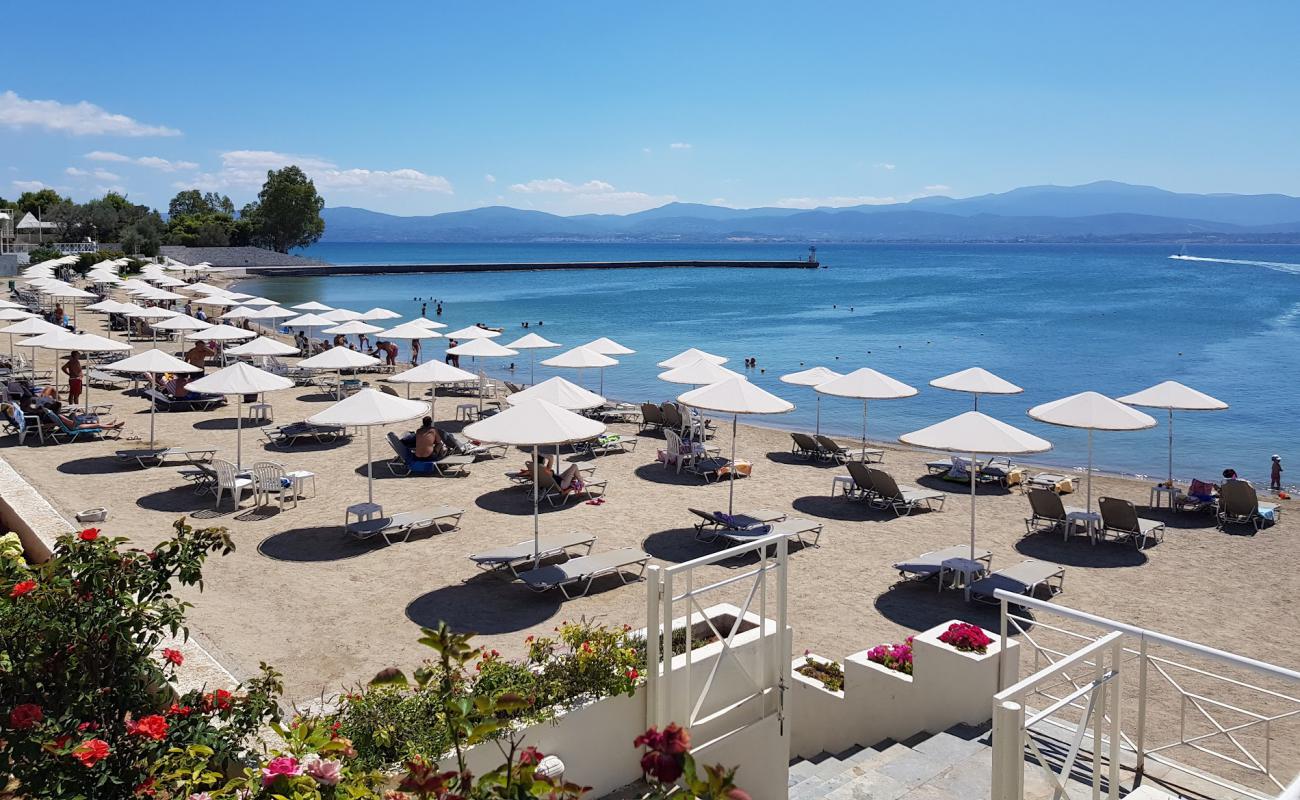 Palmariva free  beach'in fotoğrafı gri kum yüzey ile