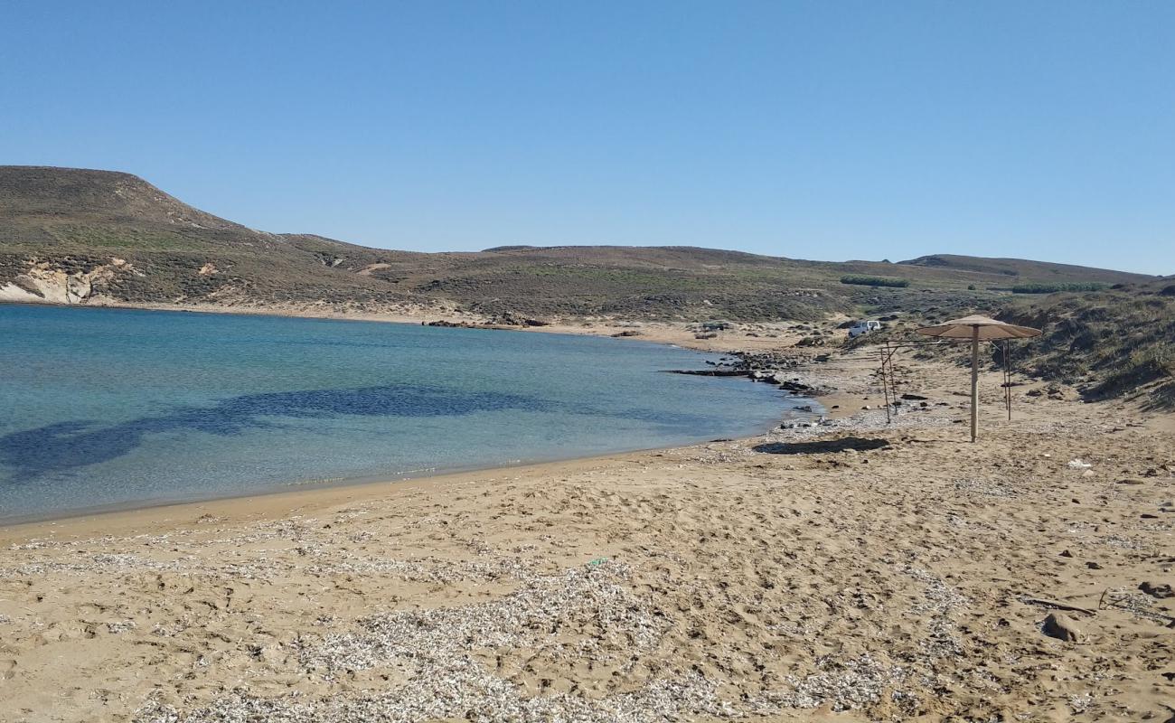 Faraklou Park beach'in fotoğrafı parlak kum yüzey ile