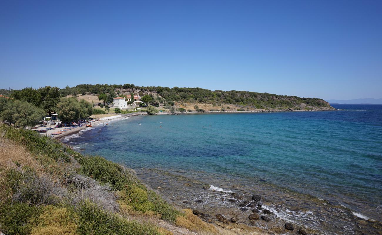 Petalidi Plajı'in fotoğrafı çakıl ile kum yüzey ile