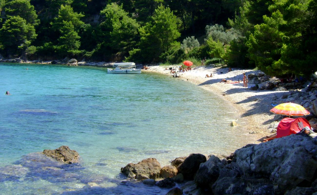 Katerinas Valla beach'in fotoğrafı hafif çakıl yüzey ile