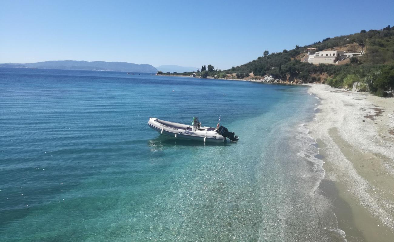 Kalyves beach'in fotoğrafı çakıl ile kum yüzey ile