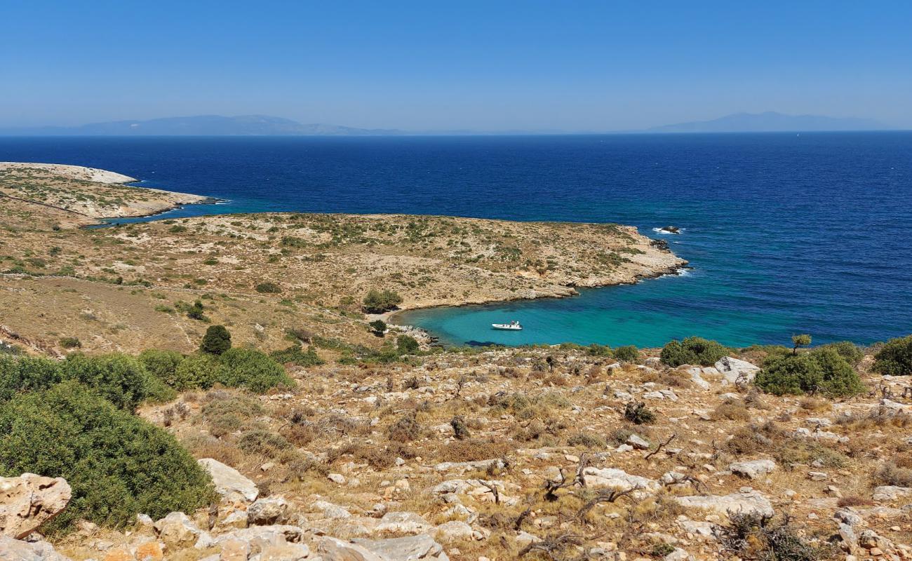 Limnari beach III'in fotoğrafı bej kum ve kayalar yüzey ile
