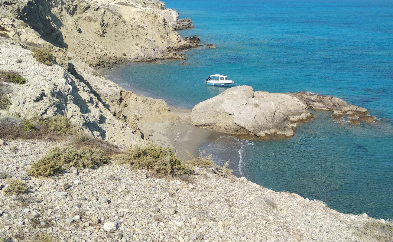 Makronisi Beach II'in fotoğrafı açık bej kum yüzey ile