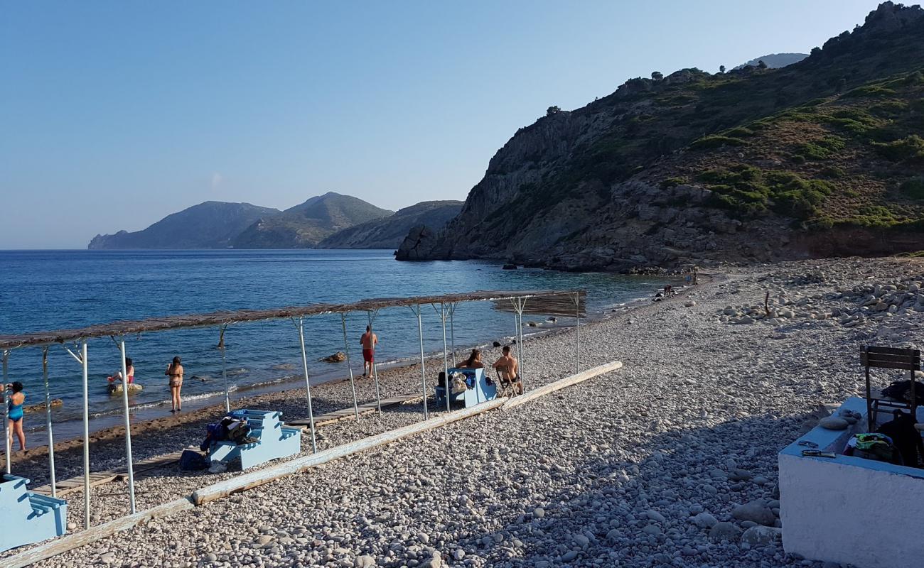 Angelausflug Beach'in fotoğrafı gri çakıl taşı yüzey ile