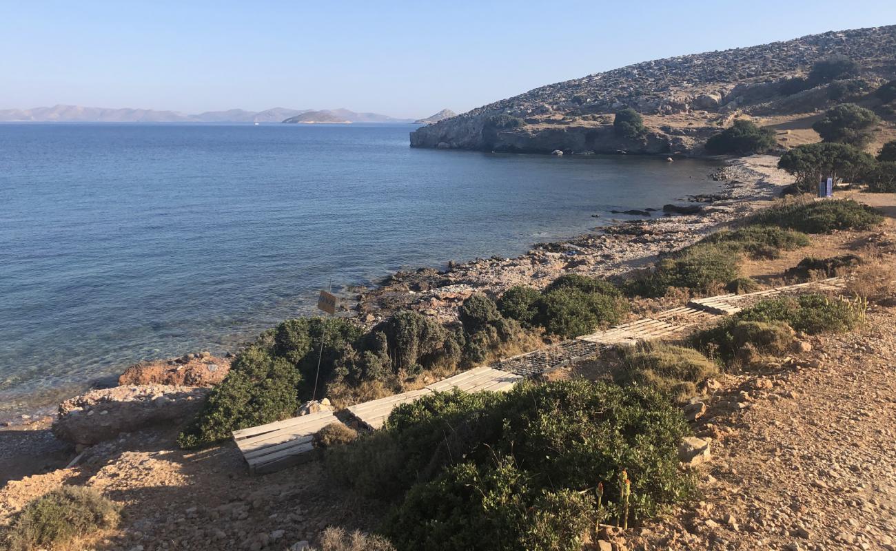 Kampos beach II'in fotoğrafı taşlı kum yüzey ile