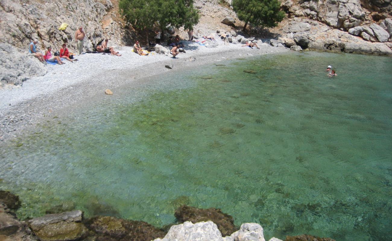 Pezonta VI'in fotoğrafı küçük bej çakıl yüzey ile