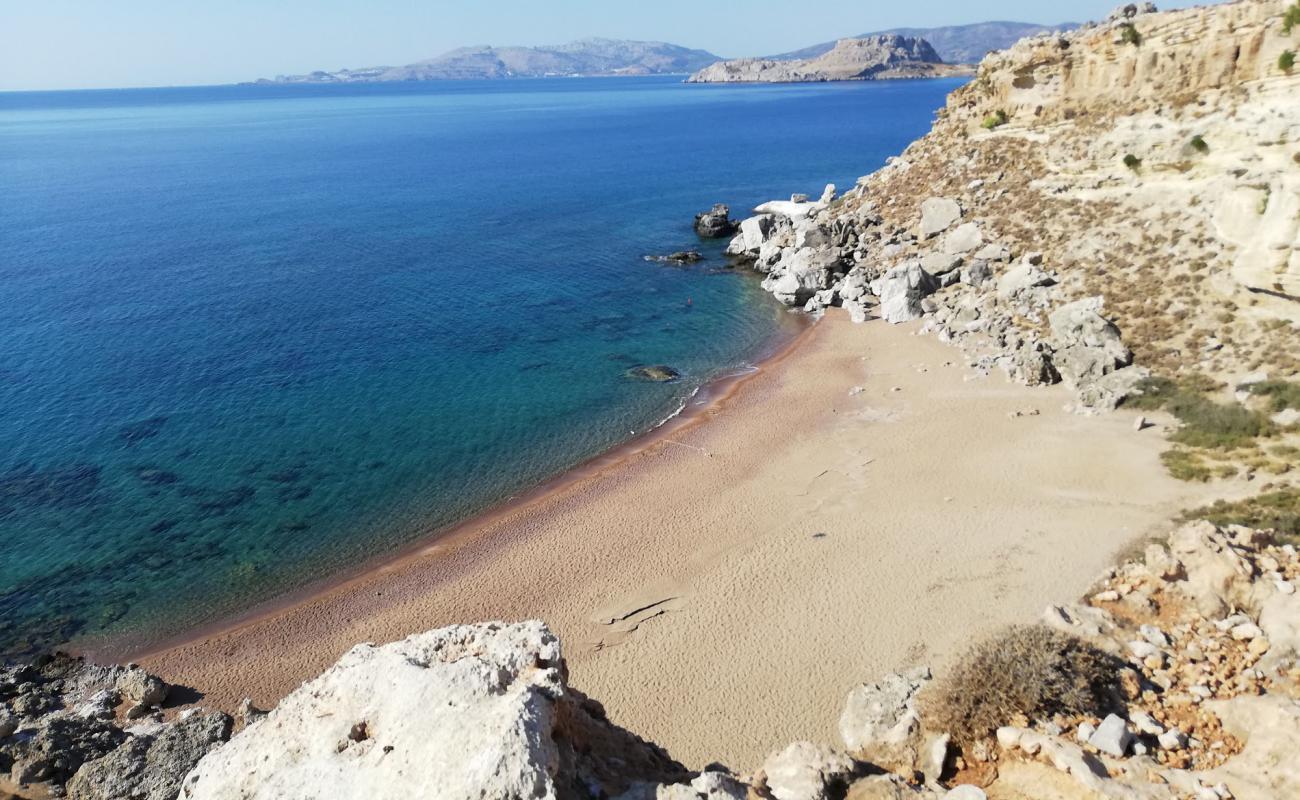 Kokkini Ammos Beach'in fotoğrafı hafif çakıl yüzey ile