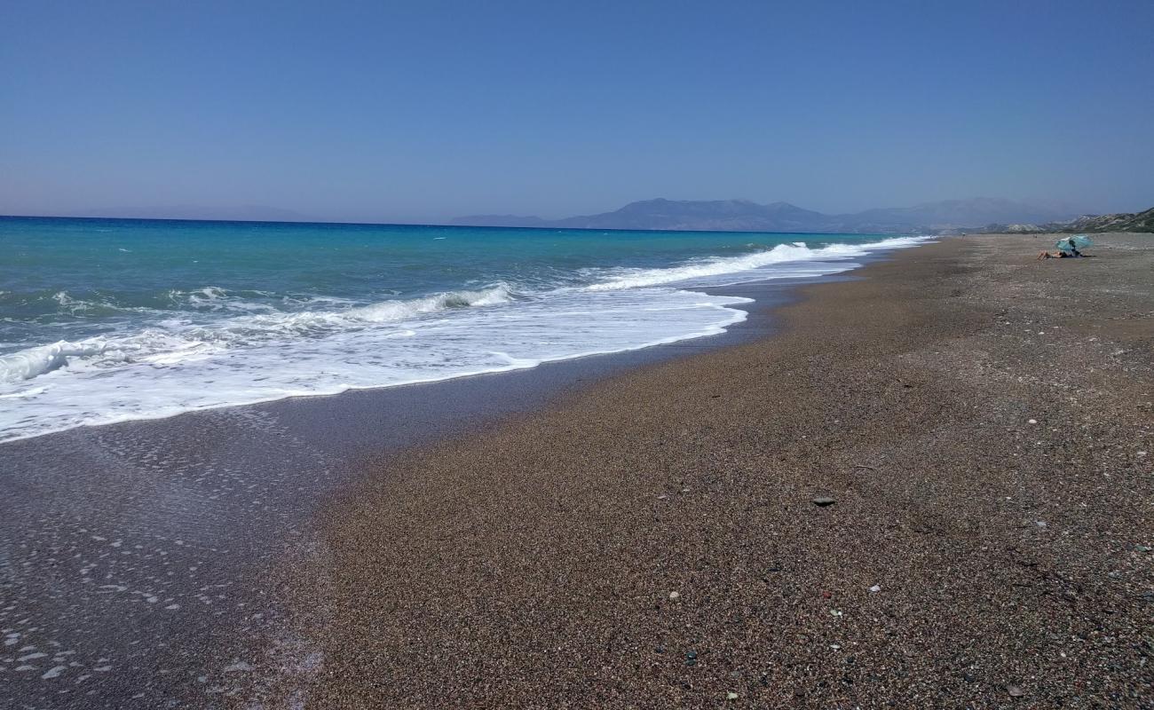 Wild beach'in fotoğrafı siyah kum ve çakıllar yüzey ile
