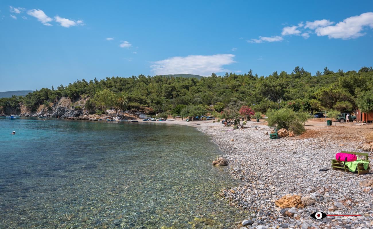 Mourtia beach'in fotoğrafı kayalık arazi yüzey ile