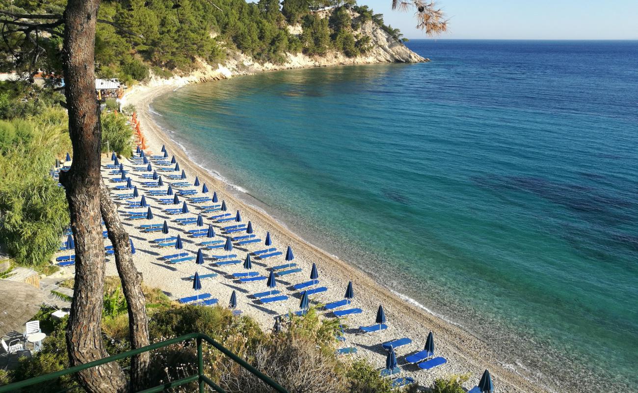 Lemonakia beach'in fotoğrafı hafif çakıl yüzey ile