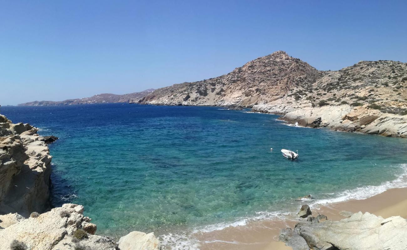 Sapounochoma'in fotoğrafı açık bej kum yüzey ile