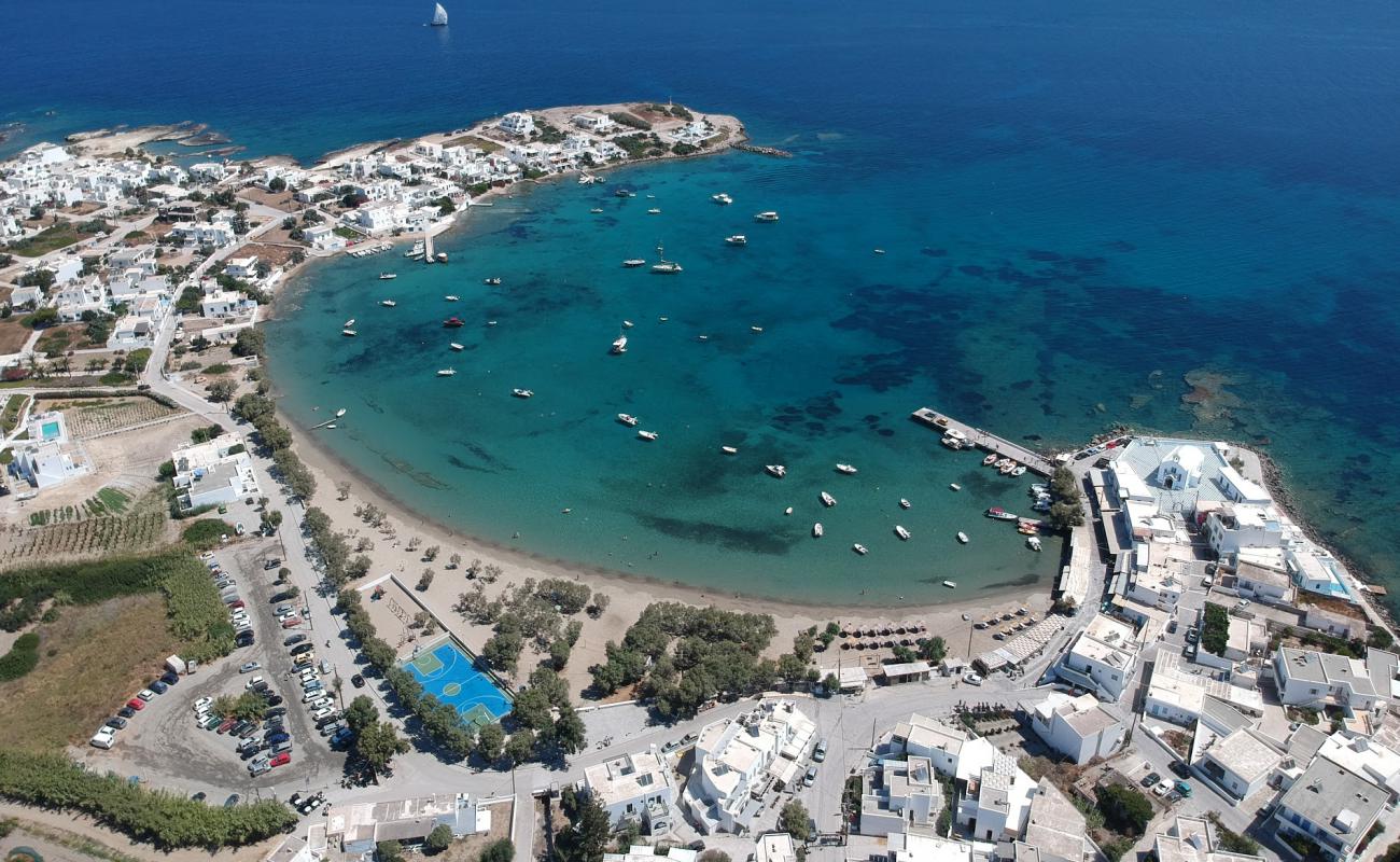 Pollonia beach II'in fotoğrafı açık bej kum yüzey ile