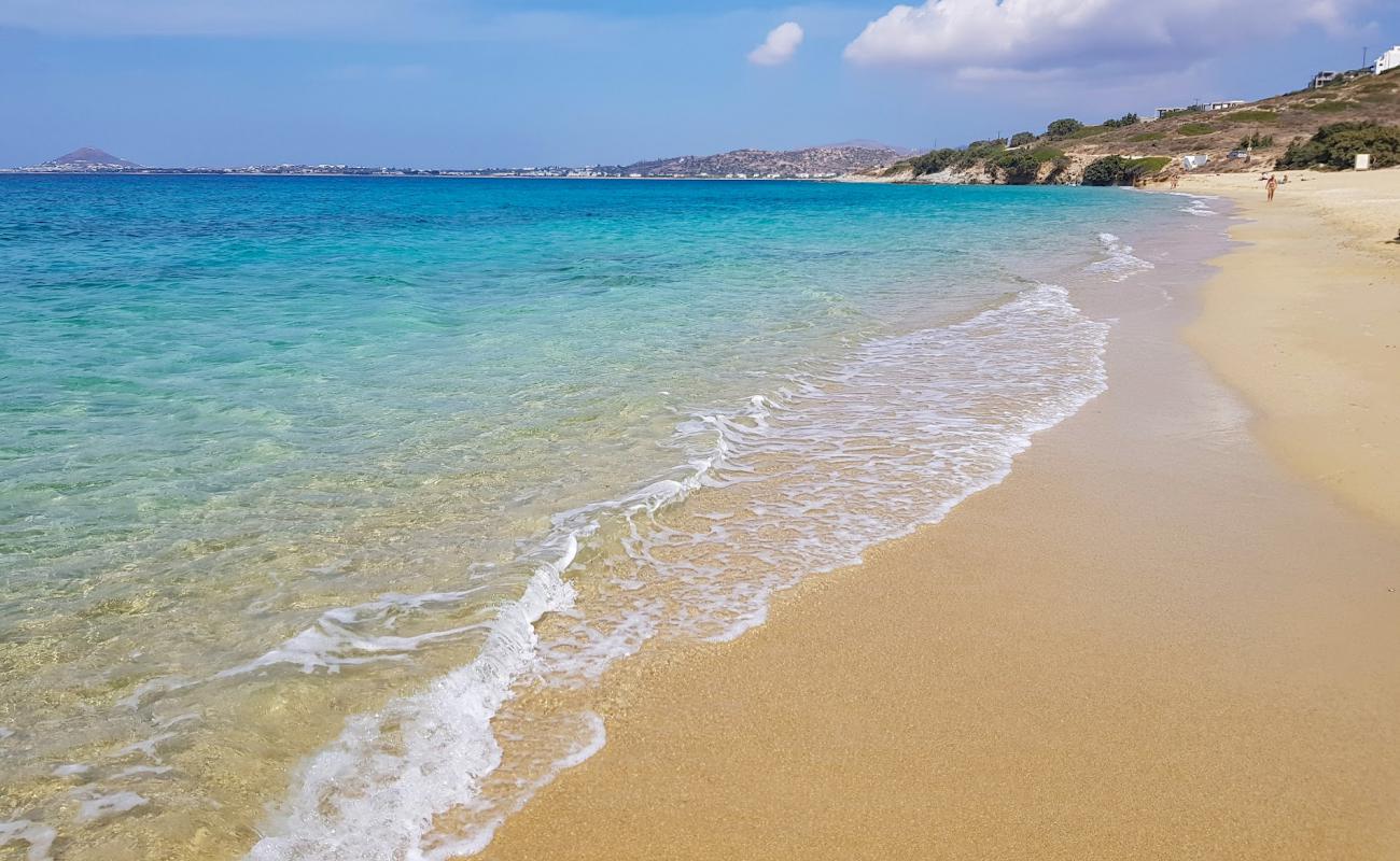 Orkos beach'in fotoğrafı parlak ince kum yüzey ile