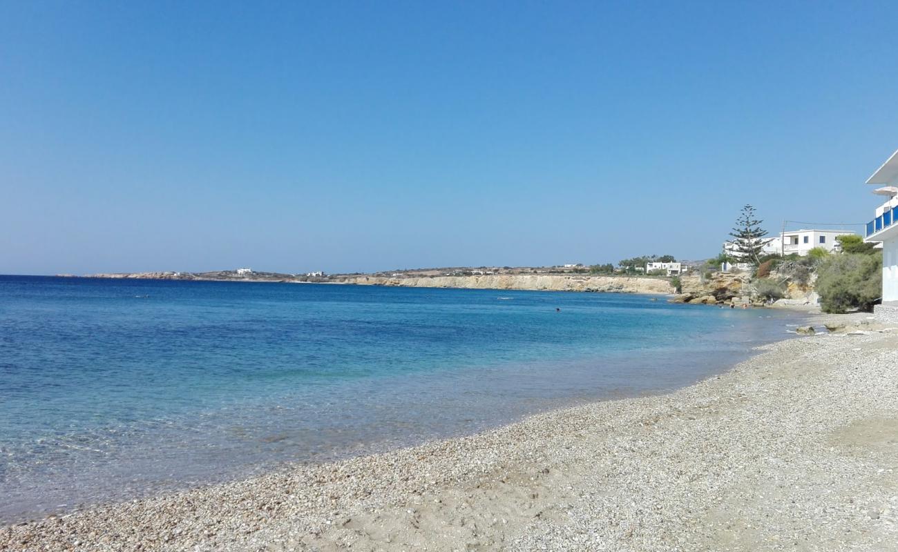 Drios beach'in fotoğrafı çakıl ile kum yüzey ile