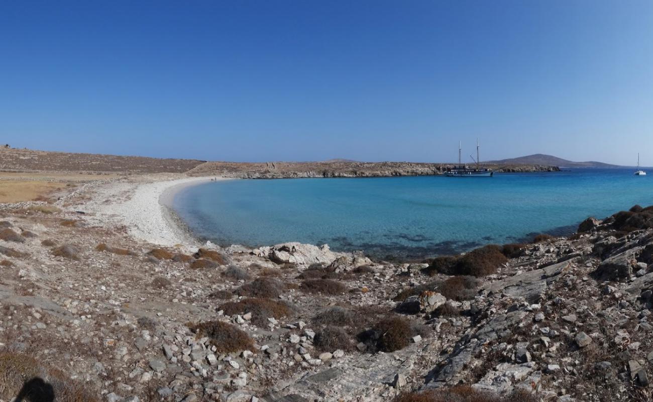 lygias beach'in fotoğrafı bej kum ve kayalar yüzey ile