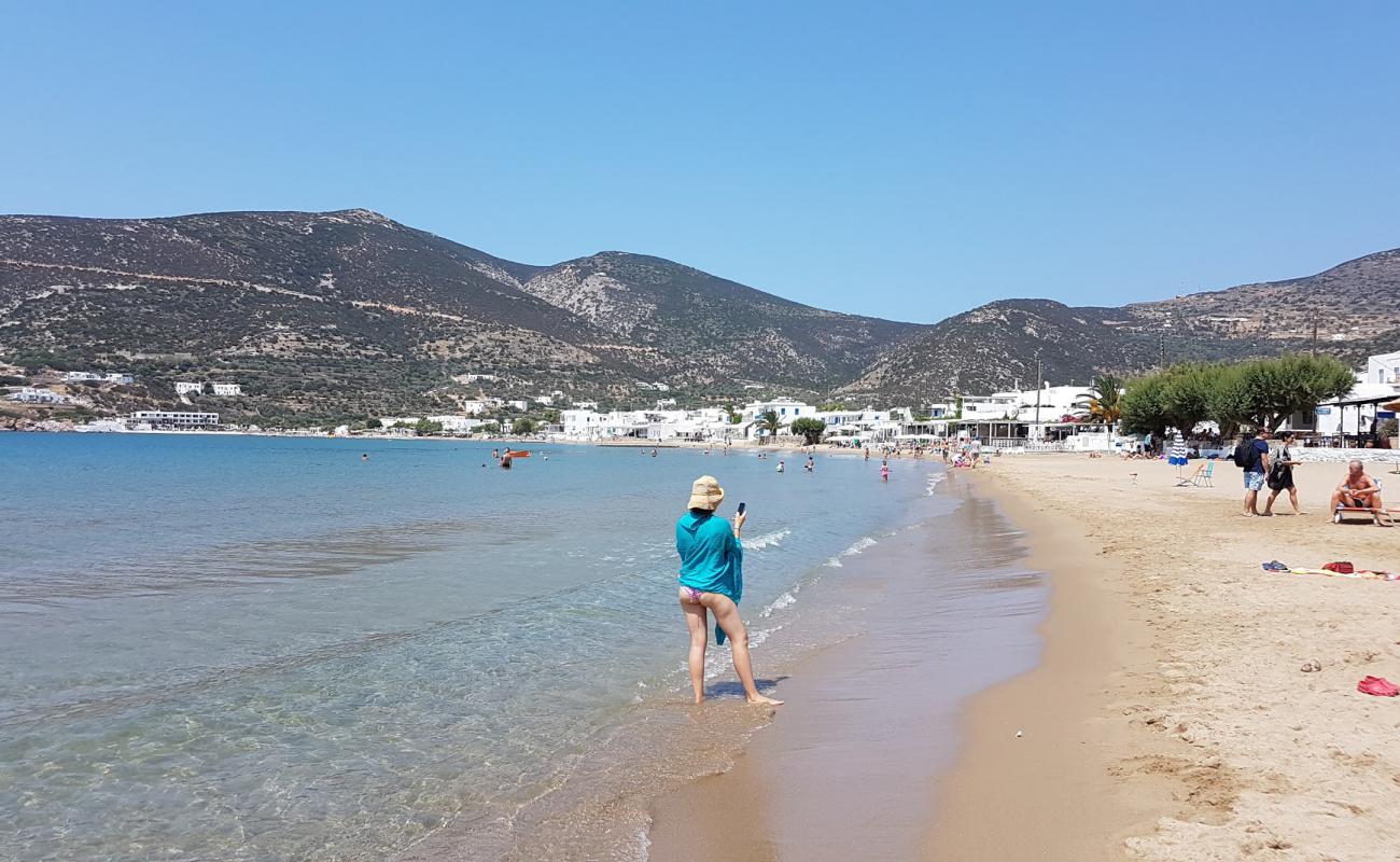 Apokofto Plajı II'in fotoğrafı kahverengi kum yüzey ile