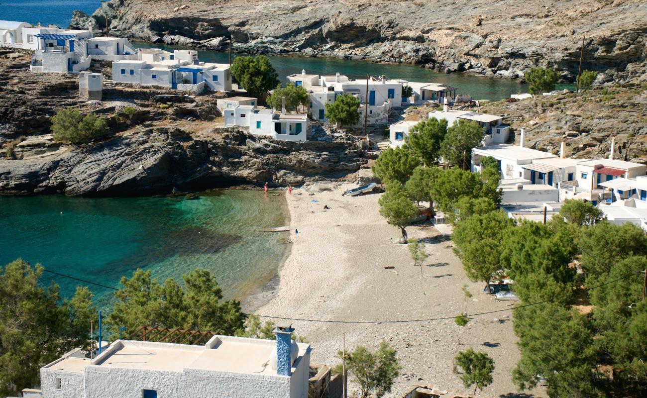 Paralia Malli'in fotoğrafı açık bej kum yüzey ile