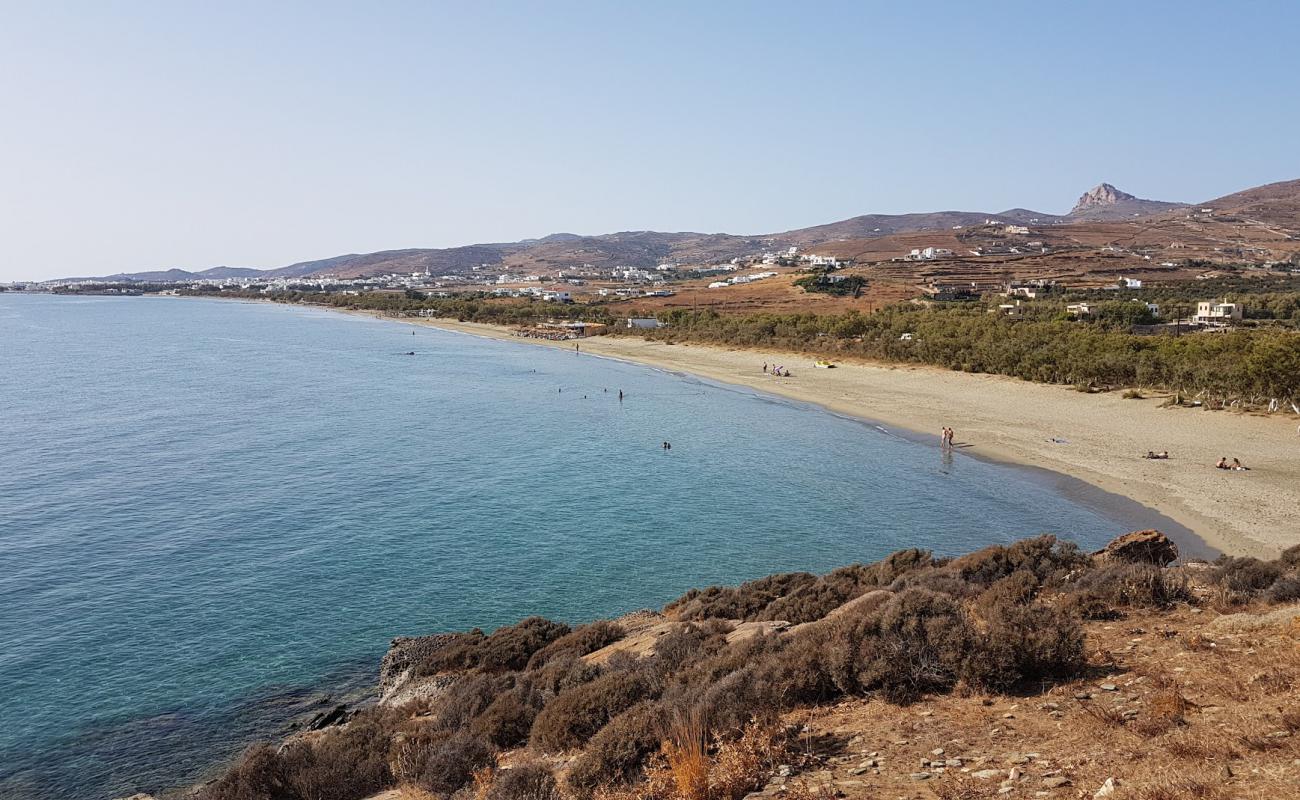 Agios Fokas'in fotoğrafı parlak ince kum yüzey ile