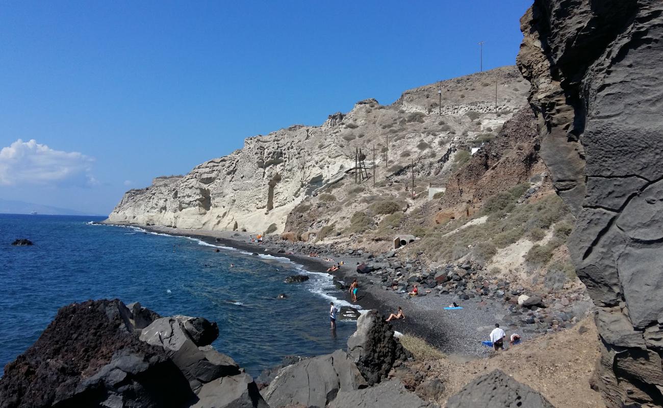 Paralia Katharos'in fotoğrafı hafif çakıl yüzey ile