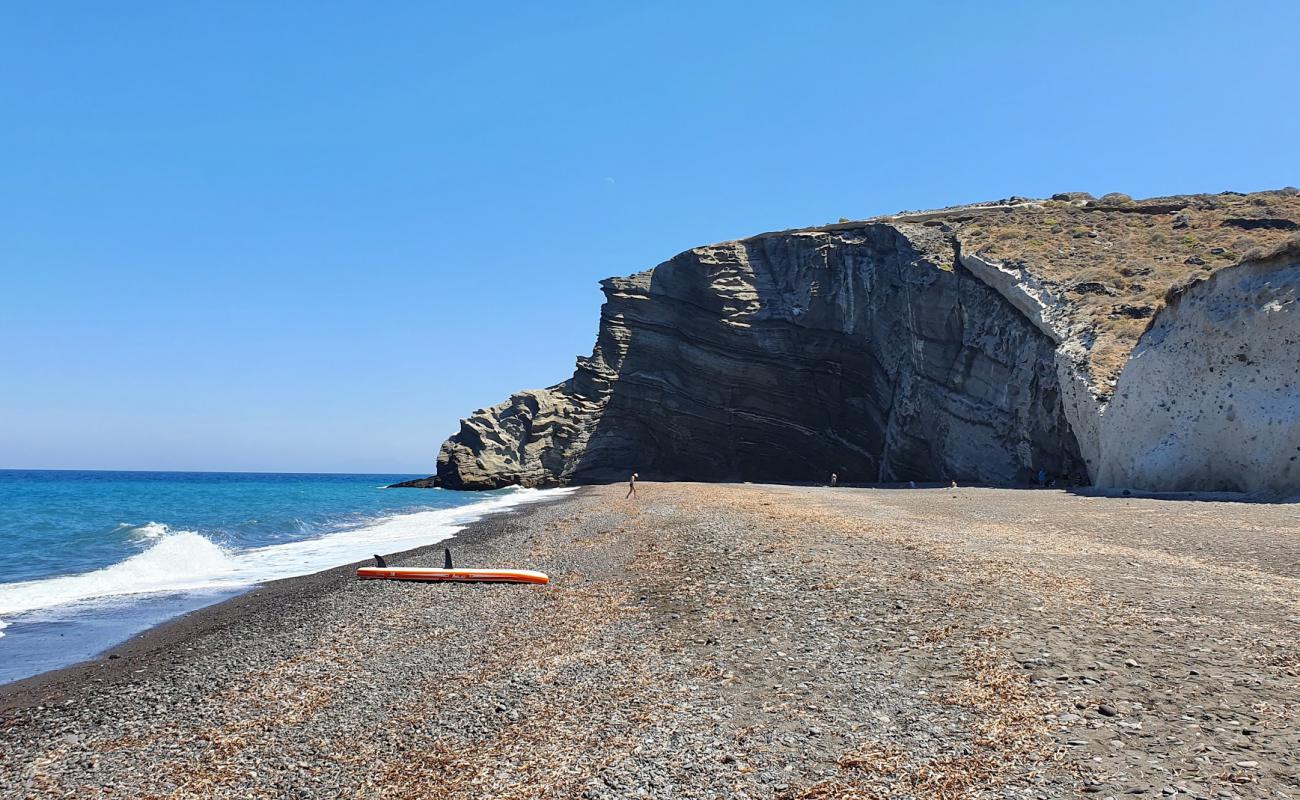 Cape Columbo'in fotoğrafı siyah ince çakıl taş yüzey ile