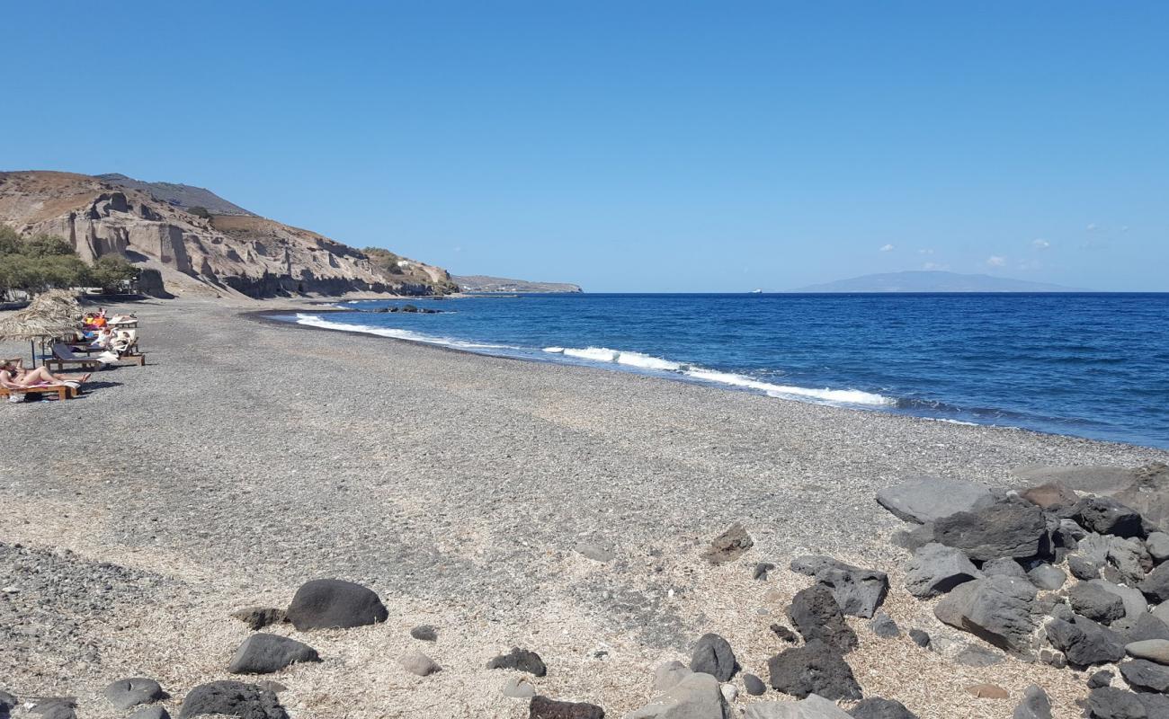 Vourvoulos beach'in fotoğrafı gri kum ve çakıl yüzey ile