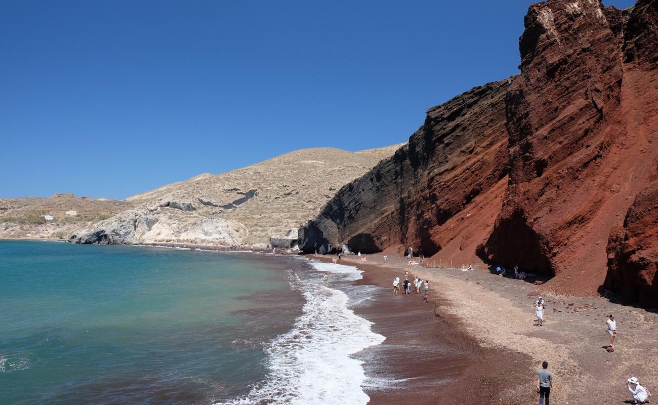 Spiaggia Rossa'in fotoğrafı gri kum ve çakıllar yüzey ile